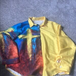 Colorful Abstract Women's Blouse